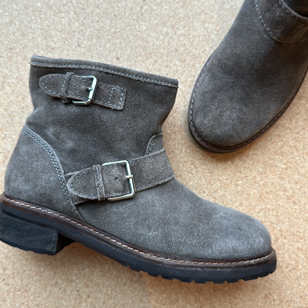 Women's H&M Divided Genuine Suede Ankle Boots